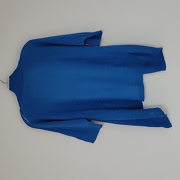 Introspect lightweight cardigan sweater royal blue L - Picture 5 of 5